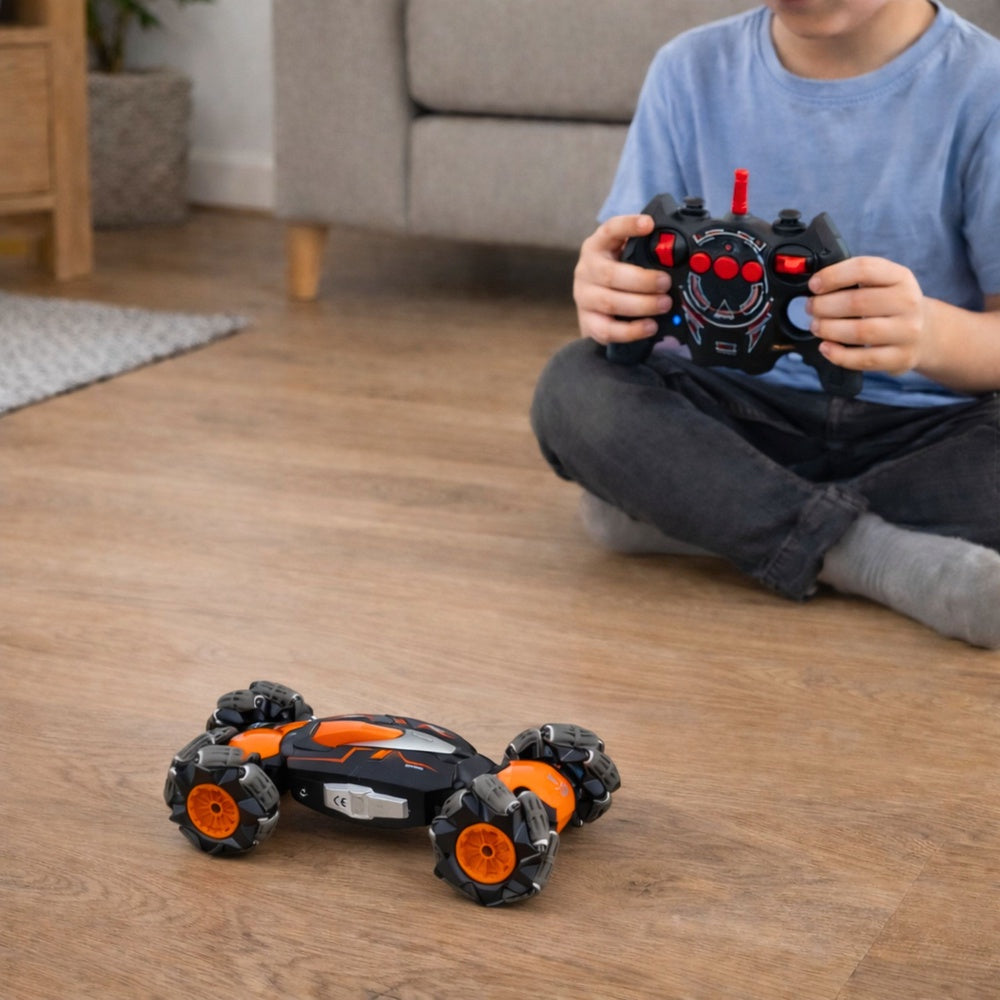 Fjärrstyrd twistbil 1:16 2.4GHz 360° stunts med batteri