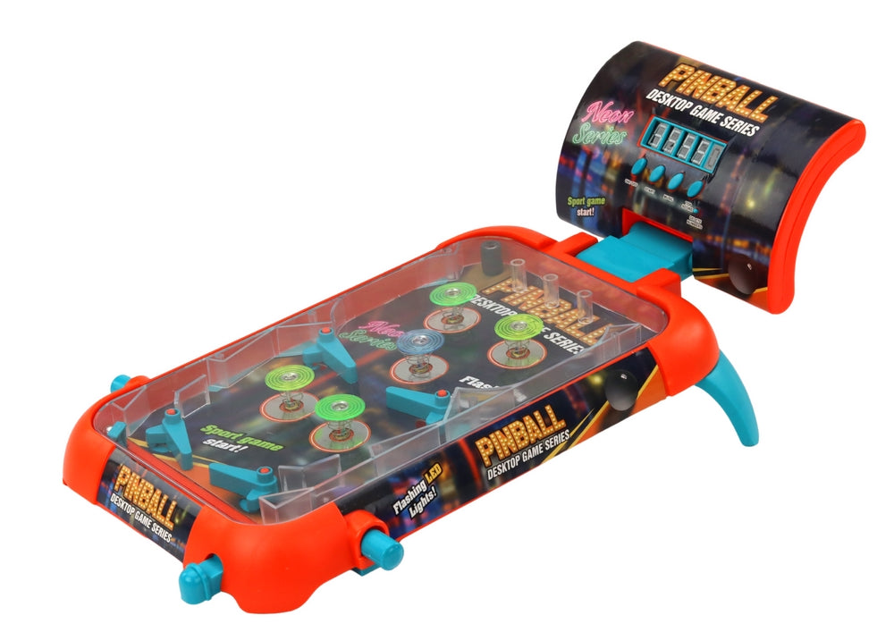 Flipperspel bordsspel med LED och ljudeffekter, batteridrivet 39 cm