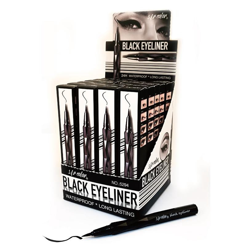 Flytande eyeliner svart vattenfast 0,65 ml