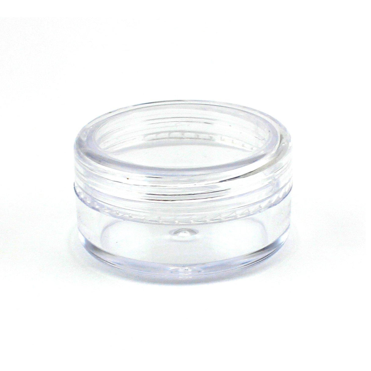 Förvaringsburkar med lock 10 st 10 ml transparenta för pärlor