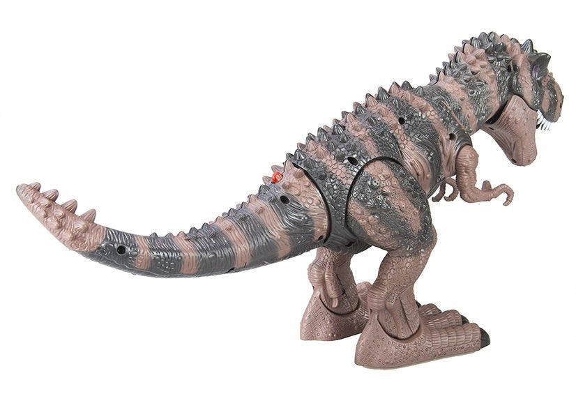 Gående T-Rex dinosaurieleksak 29 cm med ljus & ljud, batteridriven AA