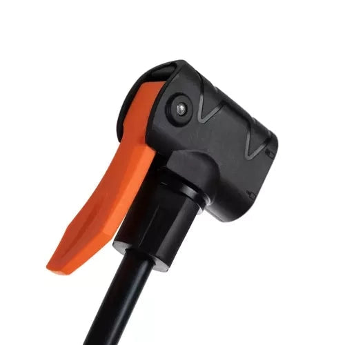 Golvpump med manometer 16 bar, universal för bil/cykelventil, 3 munstycken