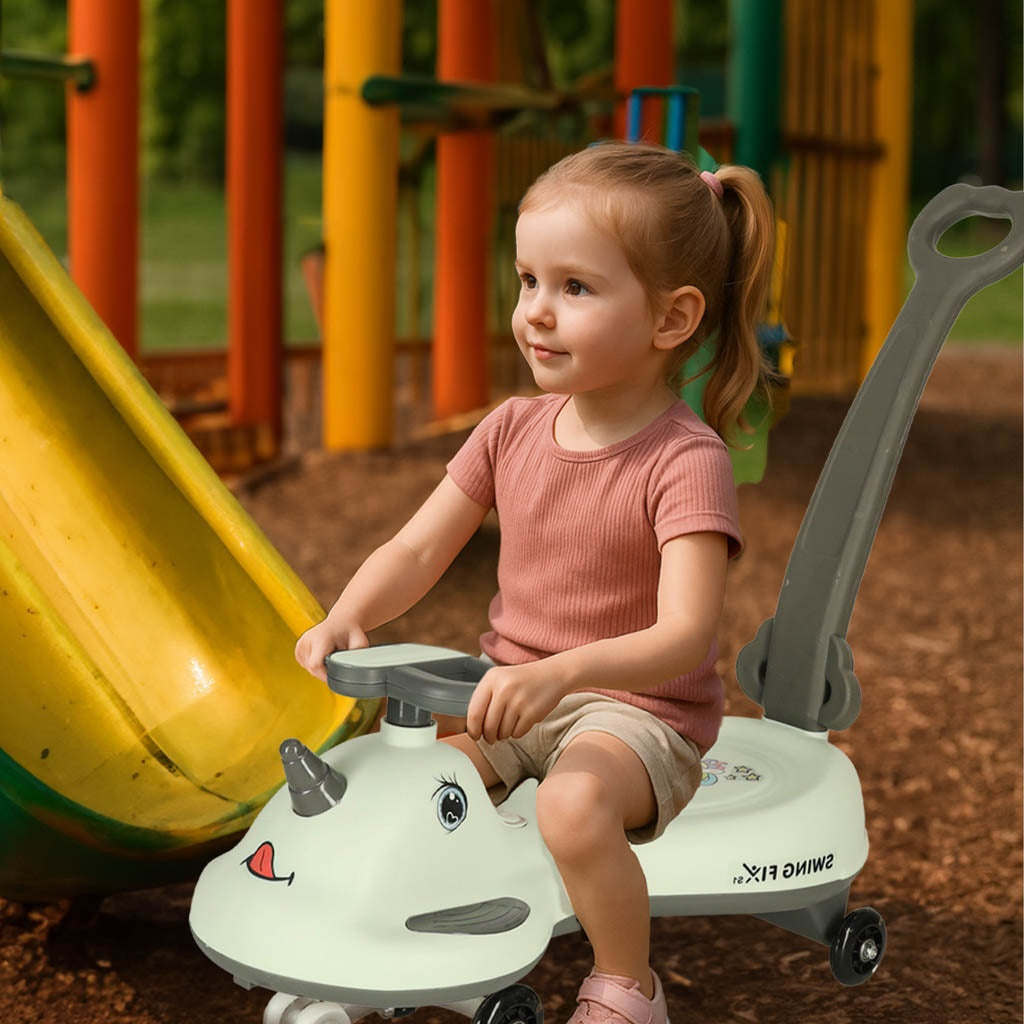 Gravity Rider åkfordon för barn 3+ med LED-lysande hjul
