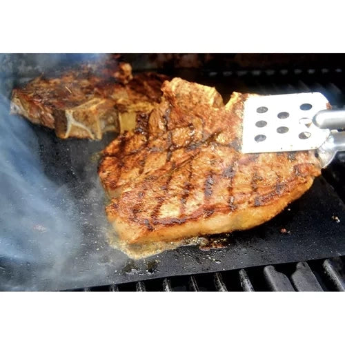 Grillmatta set 5-pack non-stick PTFE 33x40 cm för grill och ugn