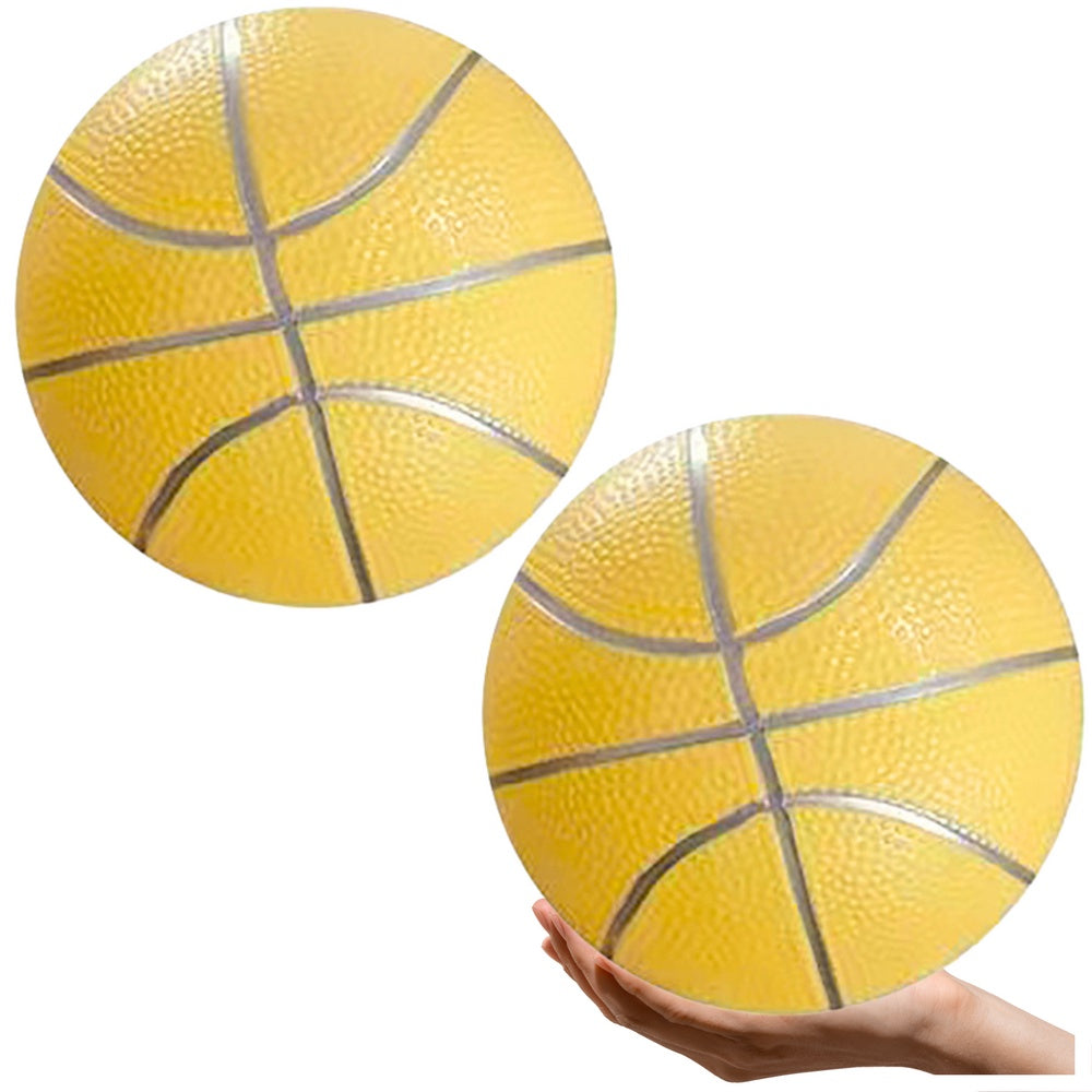 Gummiboll 20 cm (8") pastellgul för lek och sport, 1-pack