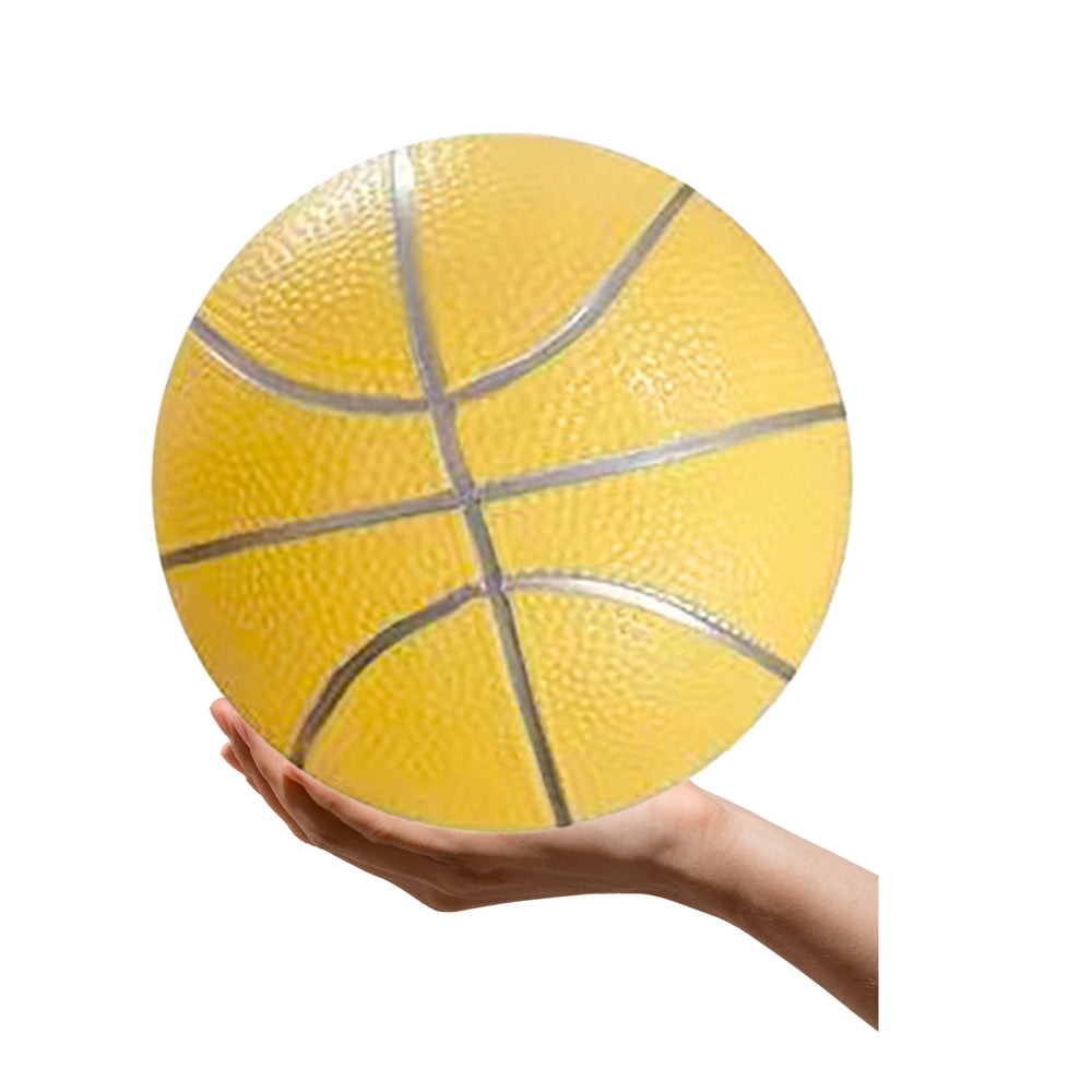 Gummiboll 20 cm (8") pastellgul för lek och sport, 1-pack