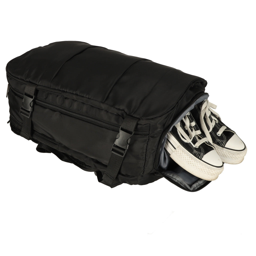 Handbagageryggsäck 25L vattentålig 45x32x15 cm svart
