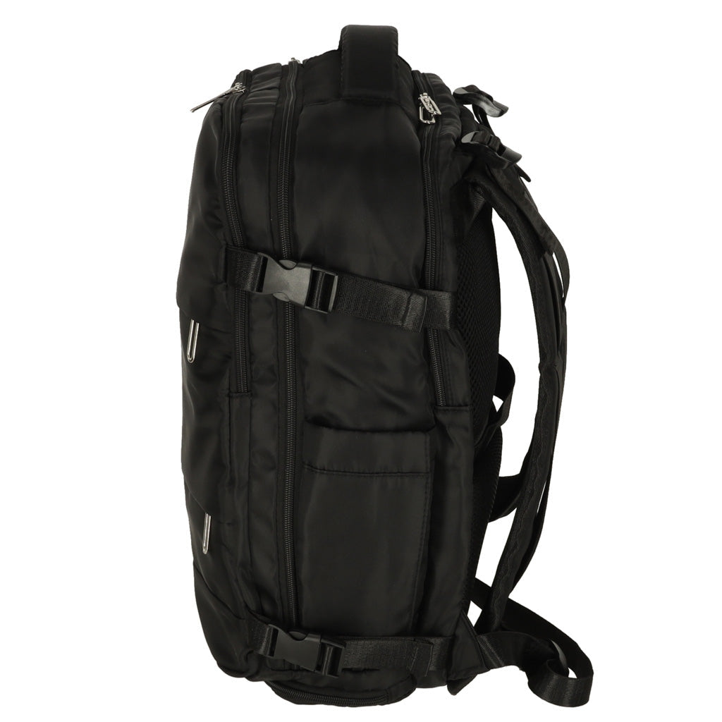 Handbagageryggsäck 25L vattentålig 45x32x15 cm svart