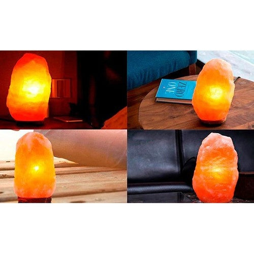 Himalaya saltlampa 12x23 cm 3-5 kg E14 2W orange 230V
