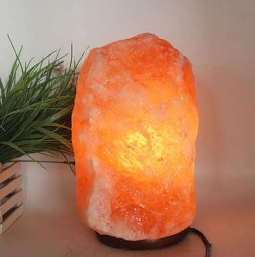 Himalaya saltlampa 12x23 cm 3-5 kg E14 2W orange 230V