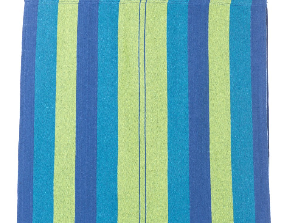 Hängmatta bomull/polyester 200x80 cm 200 kg med förvaringspåse & linor