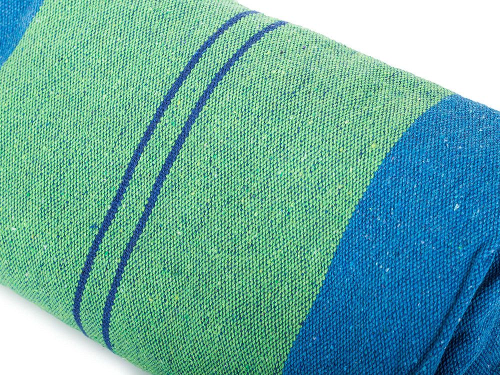 Hängmatta bomull/polyester 200x80 cm 200 kg med förvaringspåse & linor