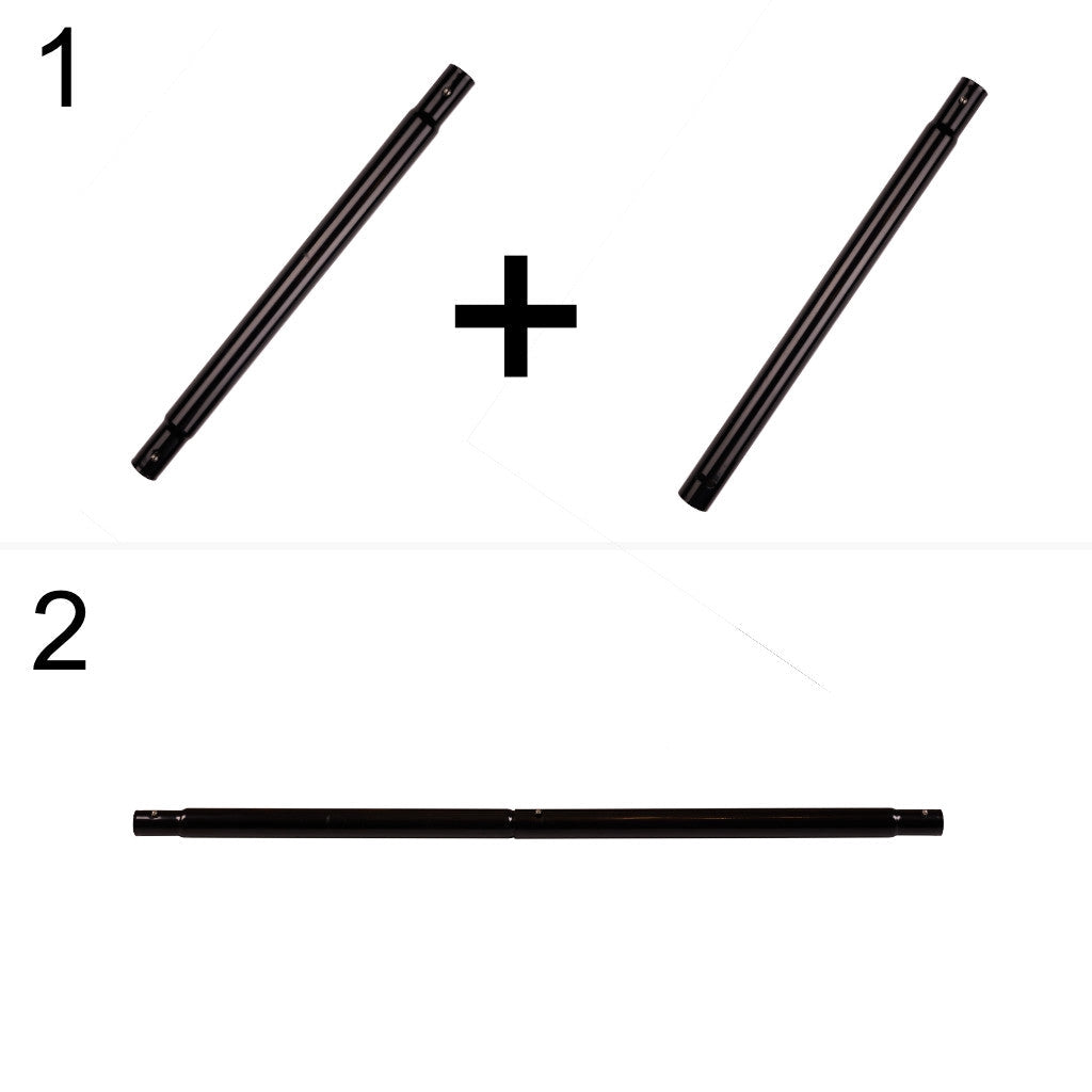 Hängmatta med ställning 210x153 cm justerbar höjd 64–92 cm svart/grå