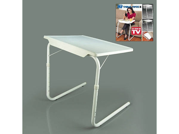 Hopfällbart laptopbord justerbar höjd 52–73 cm vinklingsbart 52x40