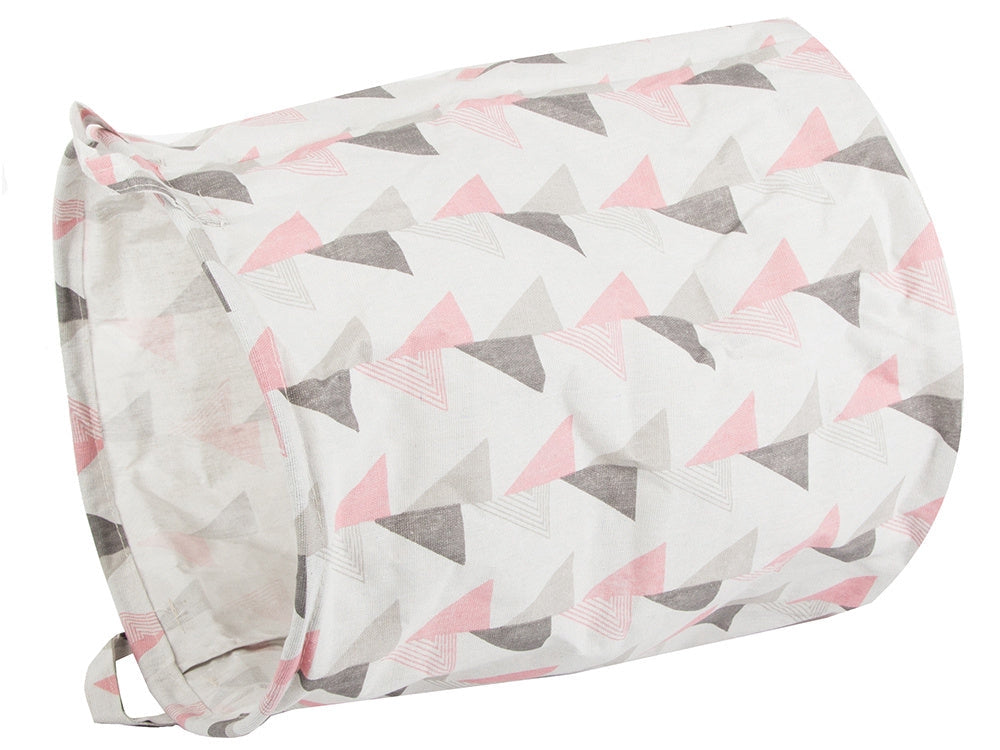 Hopfällbar tvättkorg 45 L rund Ø35x40 cm med bärhandtag