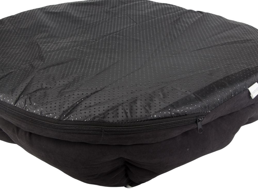 Hundbädd med kudde 60x70 cm oval med upphöjda kanter