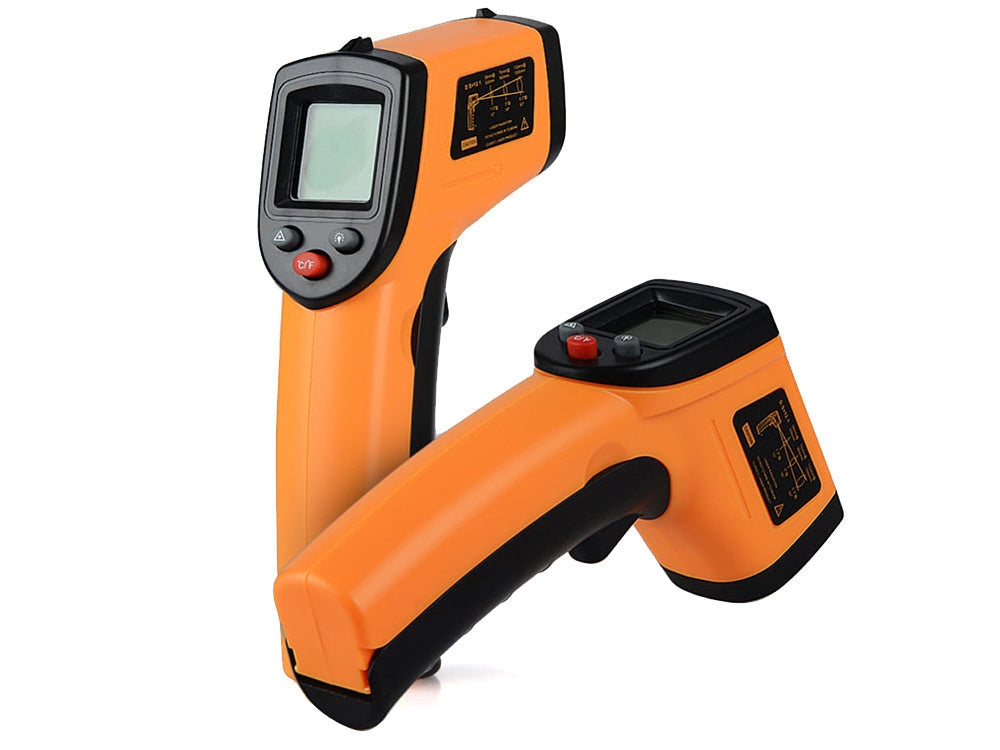 Infraröd termometer pyrometer -50 till 380°C med laser orange
