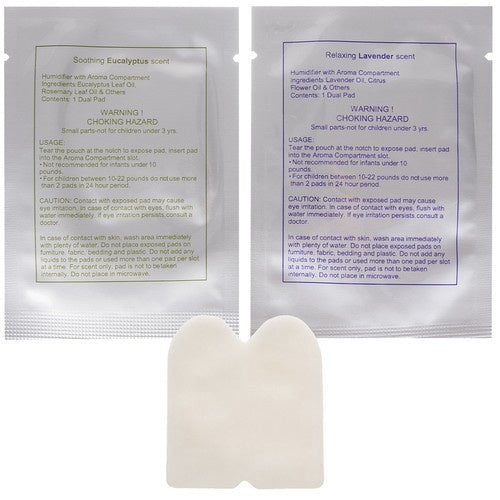 Insatser till luftfuktare aromaterapi 2-pack lavendel & eukalyptus 3,5/4 cm
