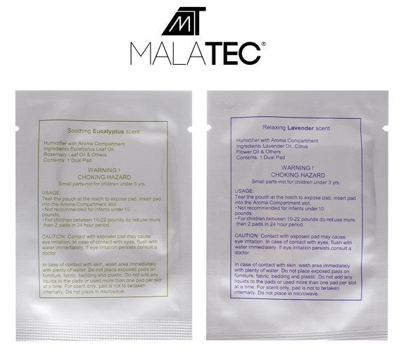Insatser till luftfuktare aromaterapi 2-pack lavendel & eukalyptus 3,5/4 cm