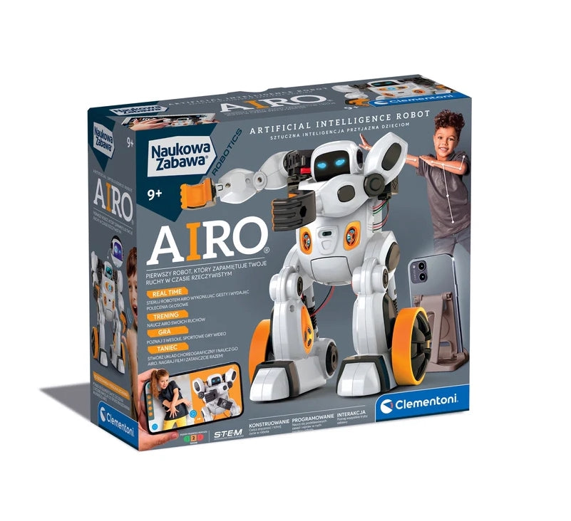 Interaktiv AI-robot leksak med röst- och geststyrning, Bluetooth, 9+ år