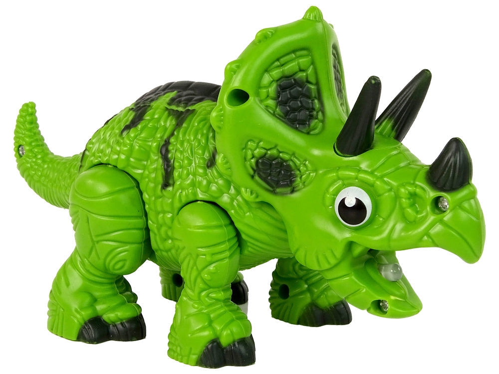 Interaktiv dinosaurie Triceratops 17 cm med ånga och ljud, från 3 år