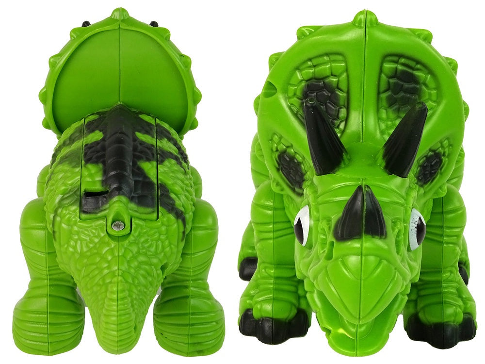 Interaktiv dinosaurie Triceratops 17 cm med ånga och ljud, från 3 år