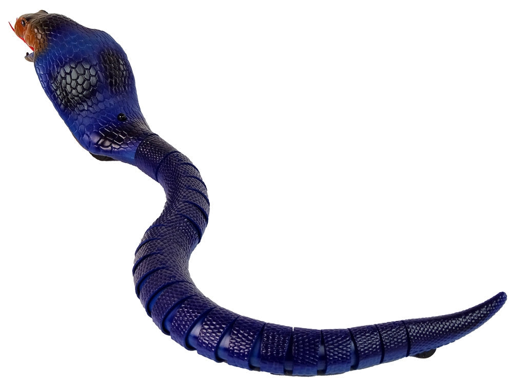 Interaktiv kobra leksak 44 cm med IR-fjärrkontroll USB-laddning