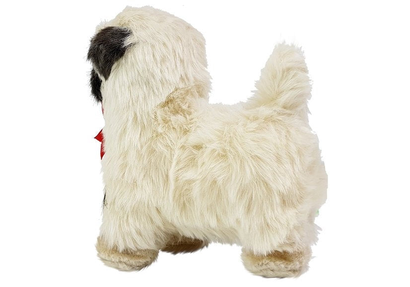 Interaktiv leksakshund pug 21 cm med ljud och rörelse, 3+ år