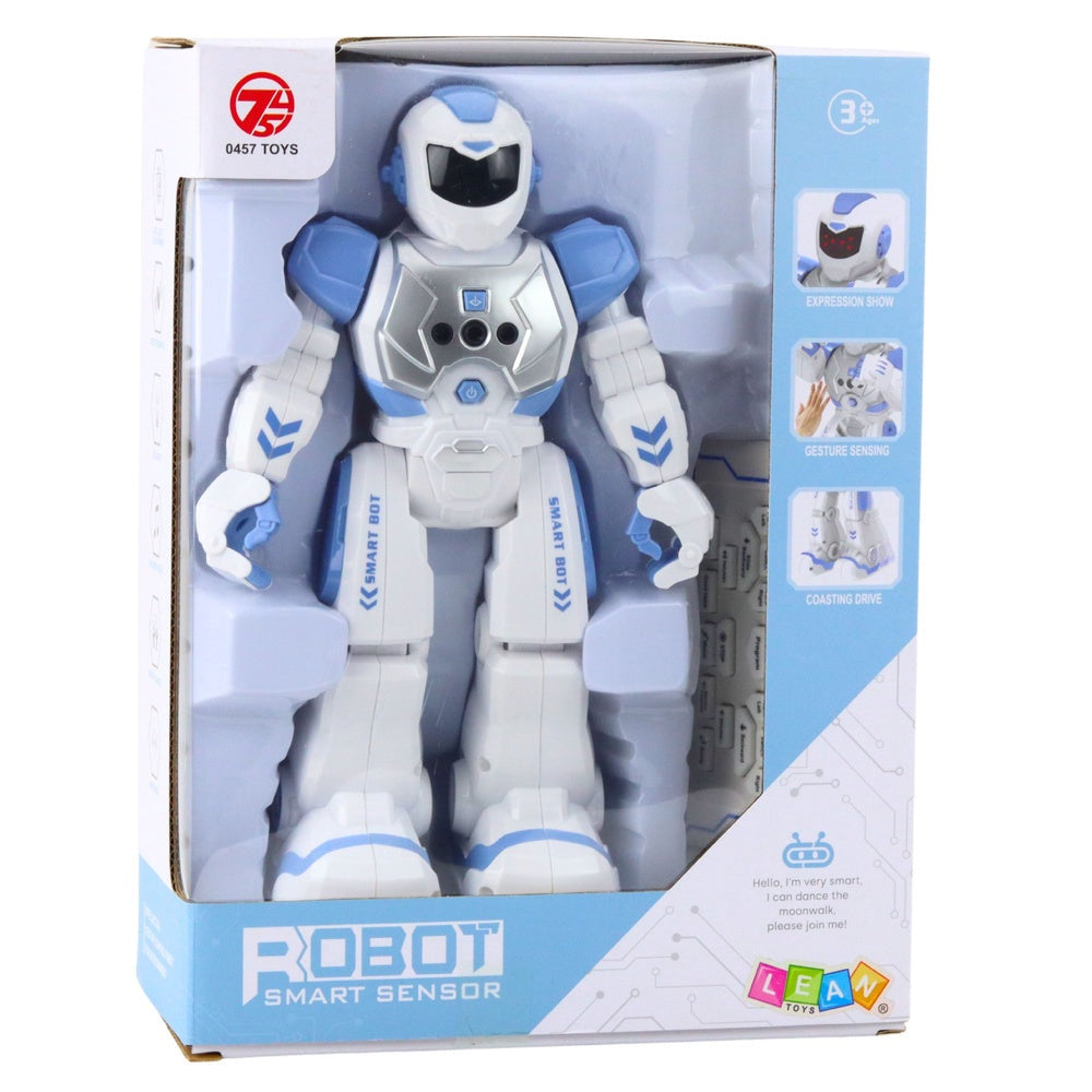 Interaktiv utbildningsrobot med fjärrkontroll, tal/dans, programmering