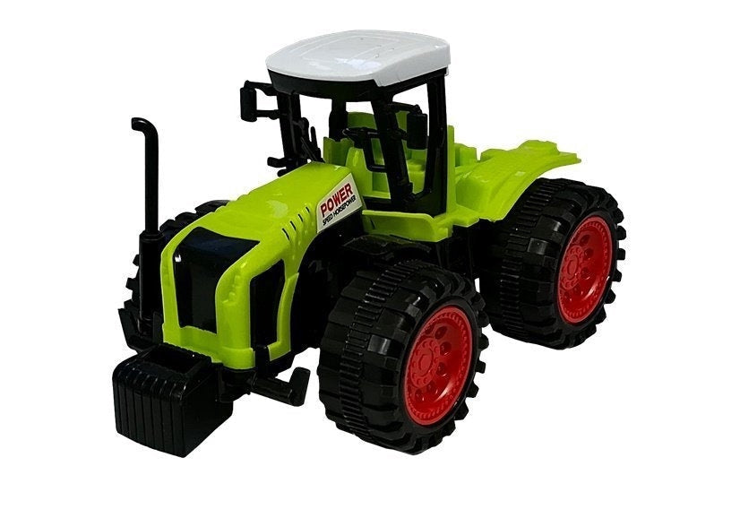 Jordbruksfordon leksaksset med traktor och släp 4 delar