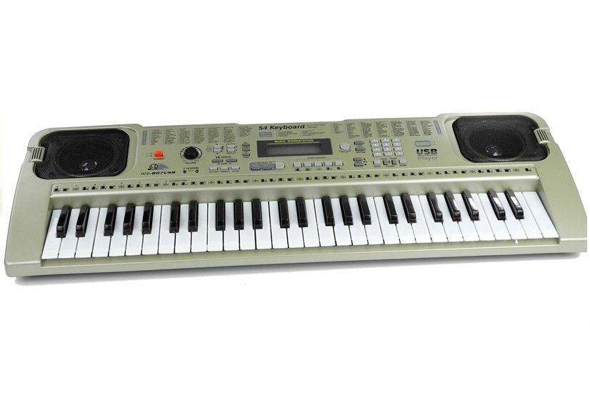 Keyboard leksak 70 cm med mikrofon, inspelning, LCD och högtalare