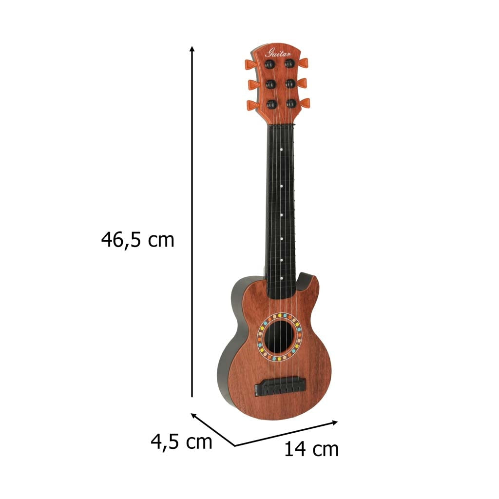 Klassisk barn-gitarr 46,5 cm 6 strängar plast, från 4 år