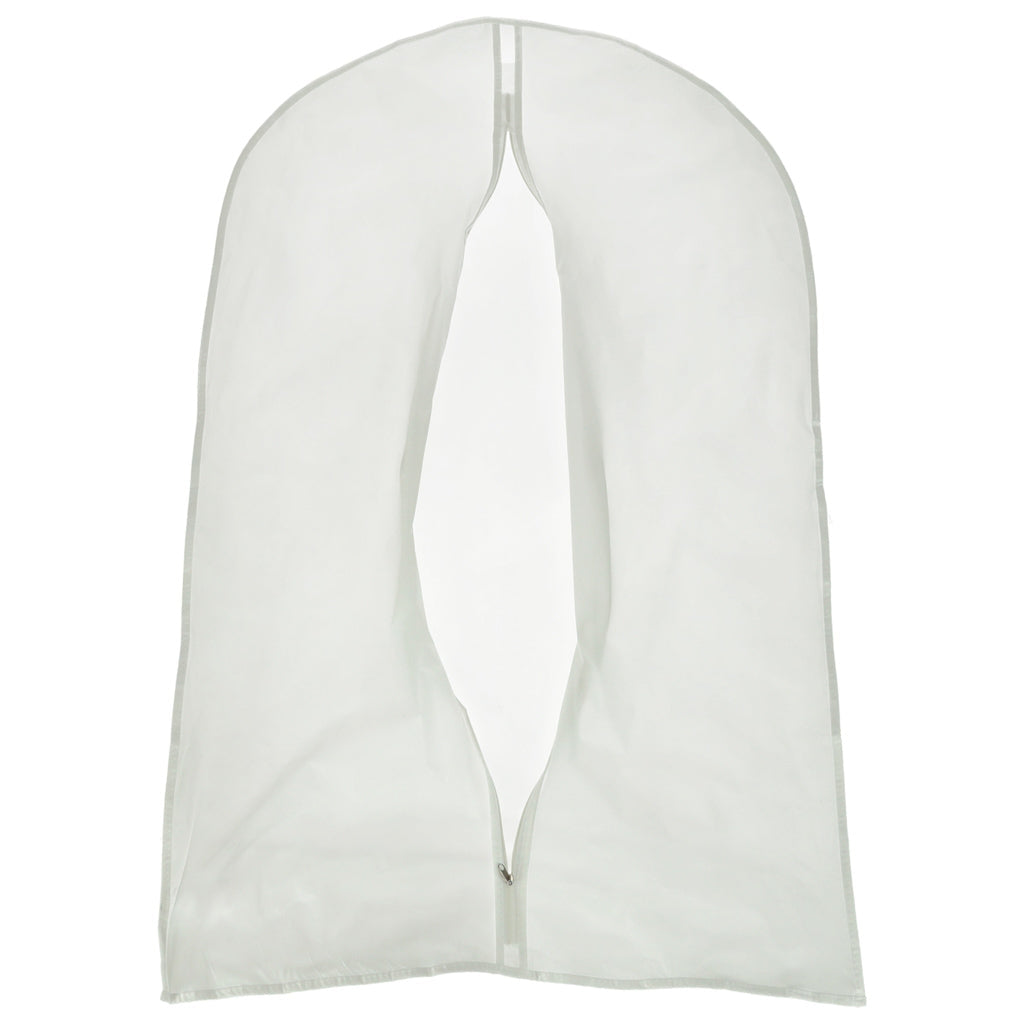 Klädkåpa transparent med dragkedja 120x60 cm för kostym/klänning