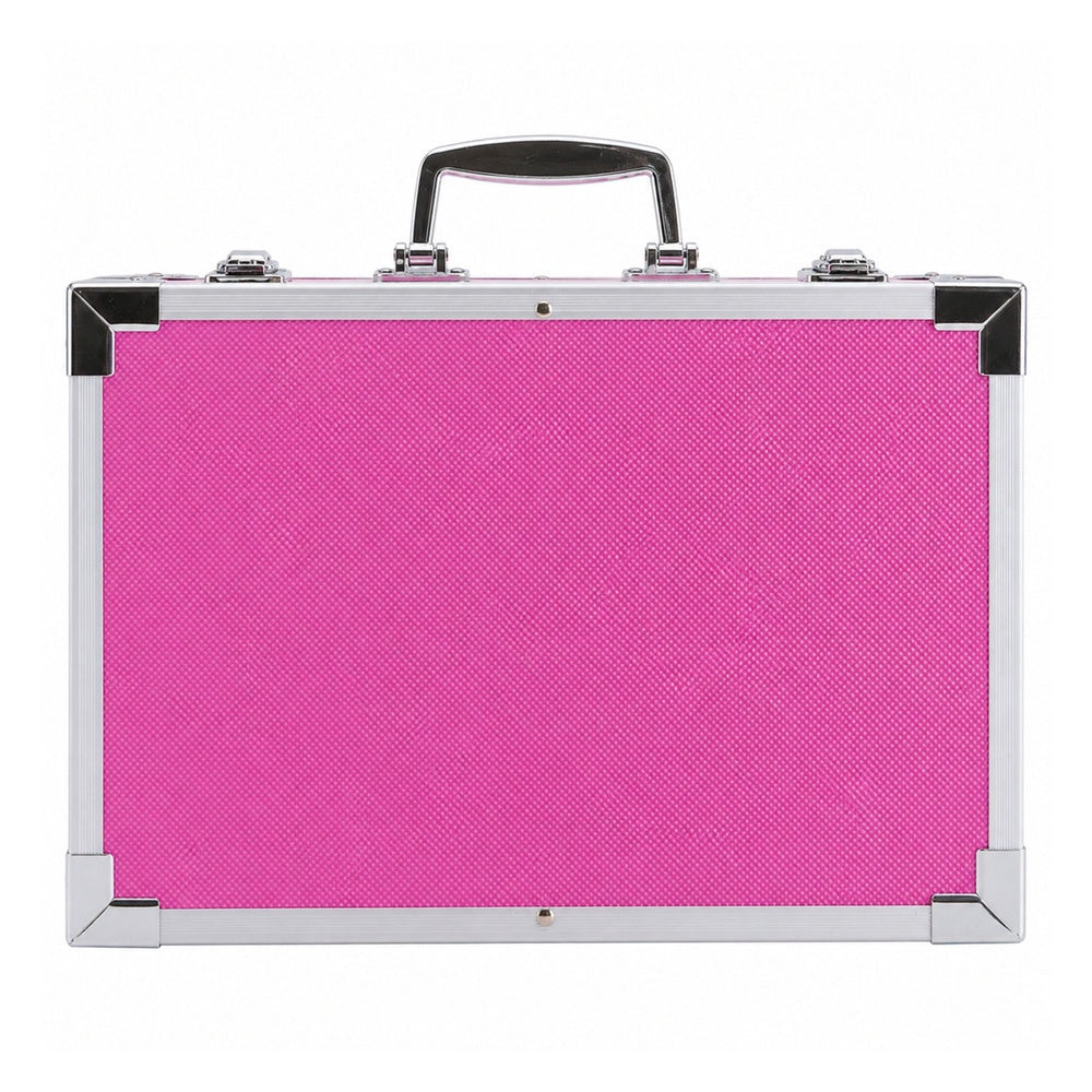 Konstset för barn 150 delar i resväska rosa enhörning 34x24x8,5 cm