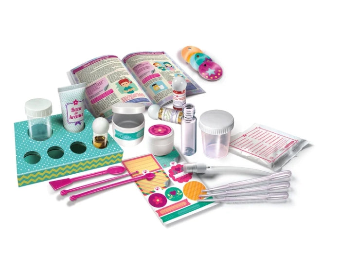 Kosmetiklab set för barn 8+ – gör egna krämer och badsalt