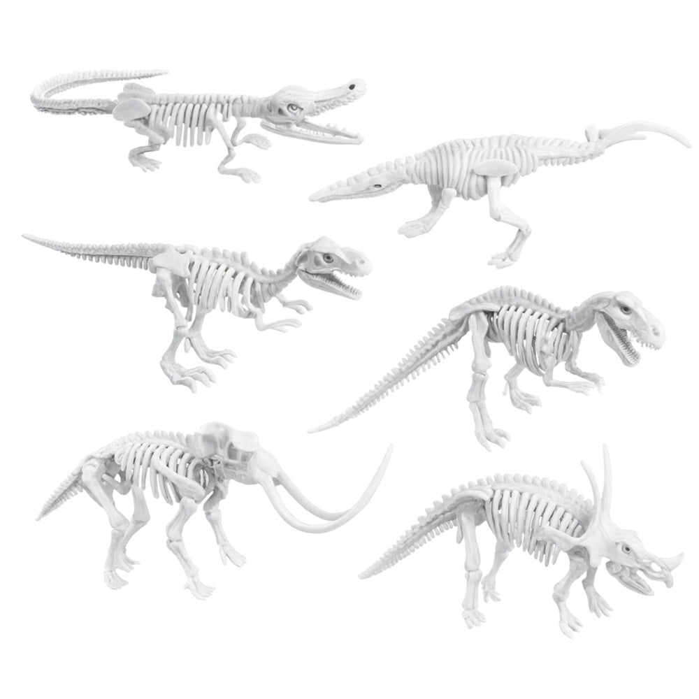 Kreativt 2-i-1 dinosaurie tvålkit – gräv fram skelett & gjut 2 formar