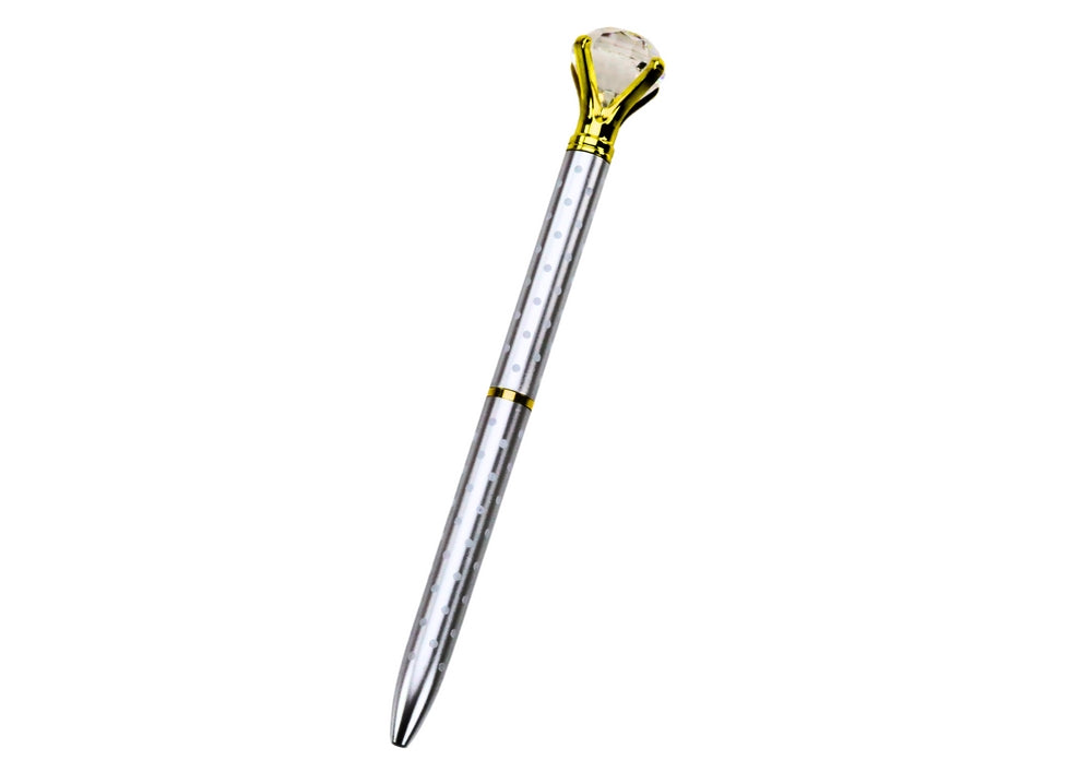 Kulpenna med diamanttopp blått bläck 48-pack 16 cm, välj färg