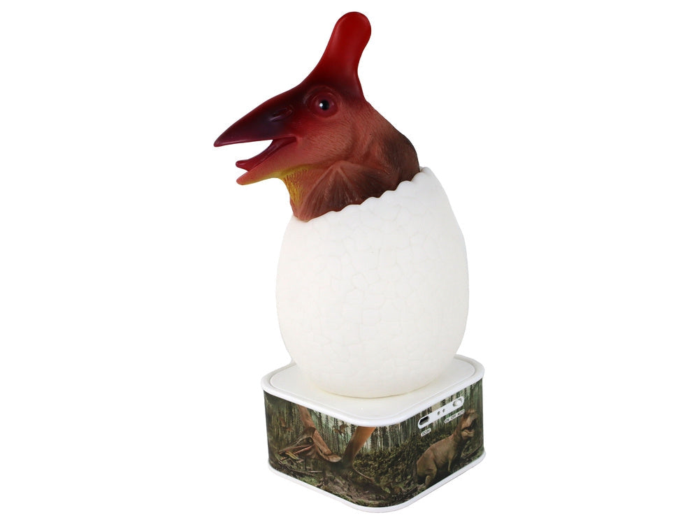 LED-nattlampa Pterosaur i ägg 22 cm USB-laddning touch färgskifte