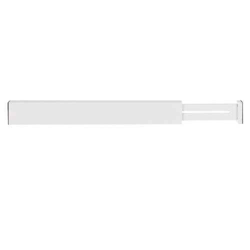 Lådavdelare bambu justerbar 42-56 cm vit, 4-pack