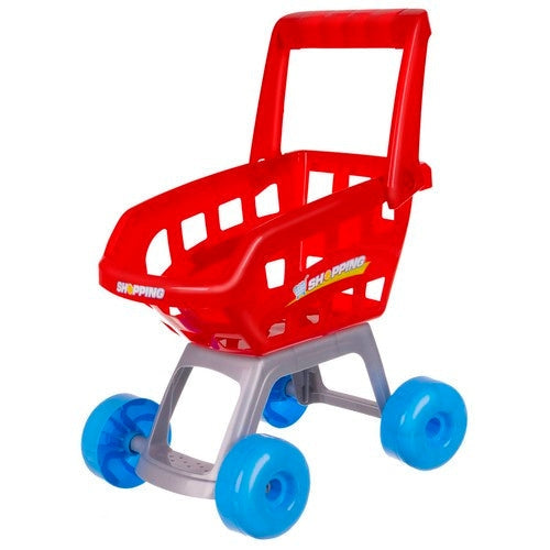 Leksaksbutikset med kassaapparat, skanner ljus/ljud & shoppingvagn
