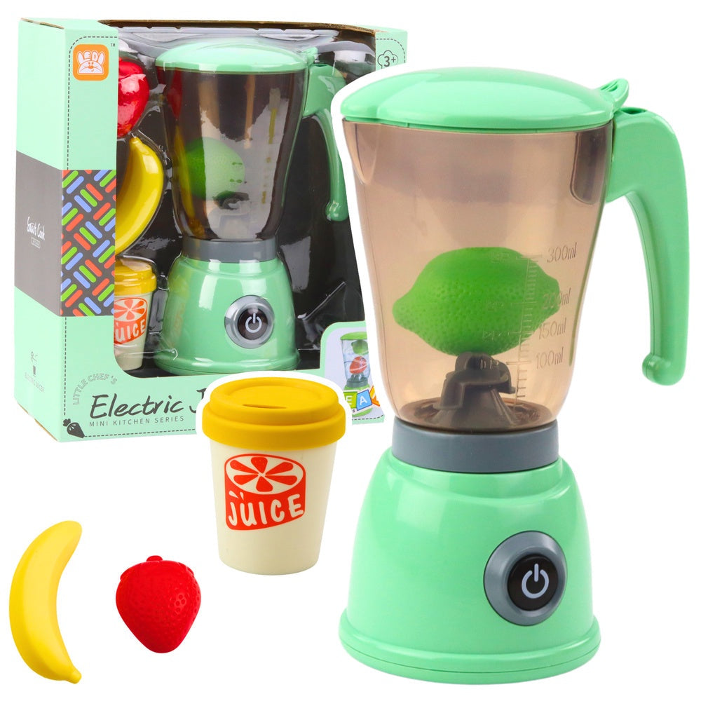 Leksaksmixer för barn 3+ med ljus/ljud, frukter och drinkkopp