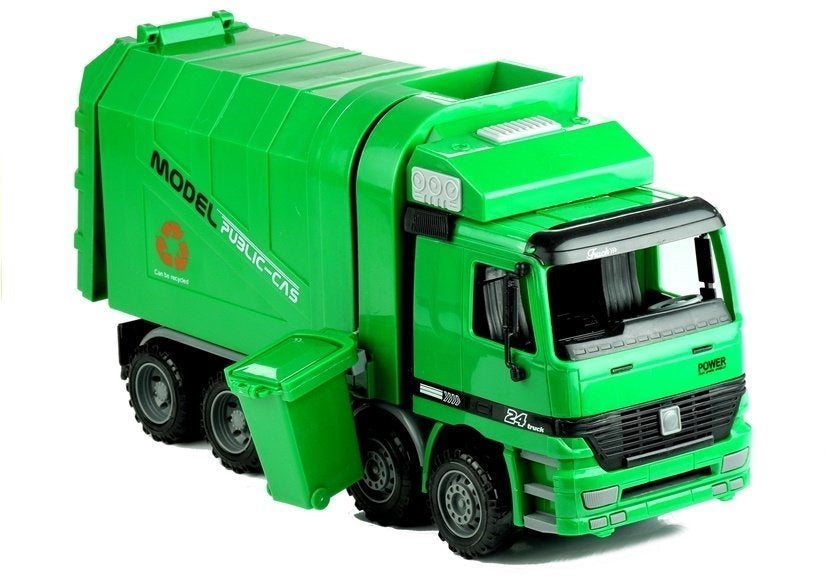 Leksakssoptipp 36,5 cm med tippfunktion och gummihjul, 3+ år
