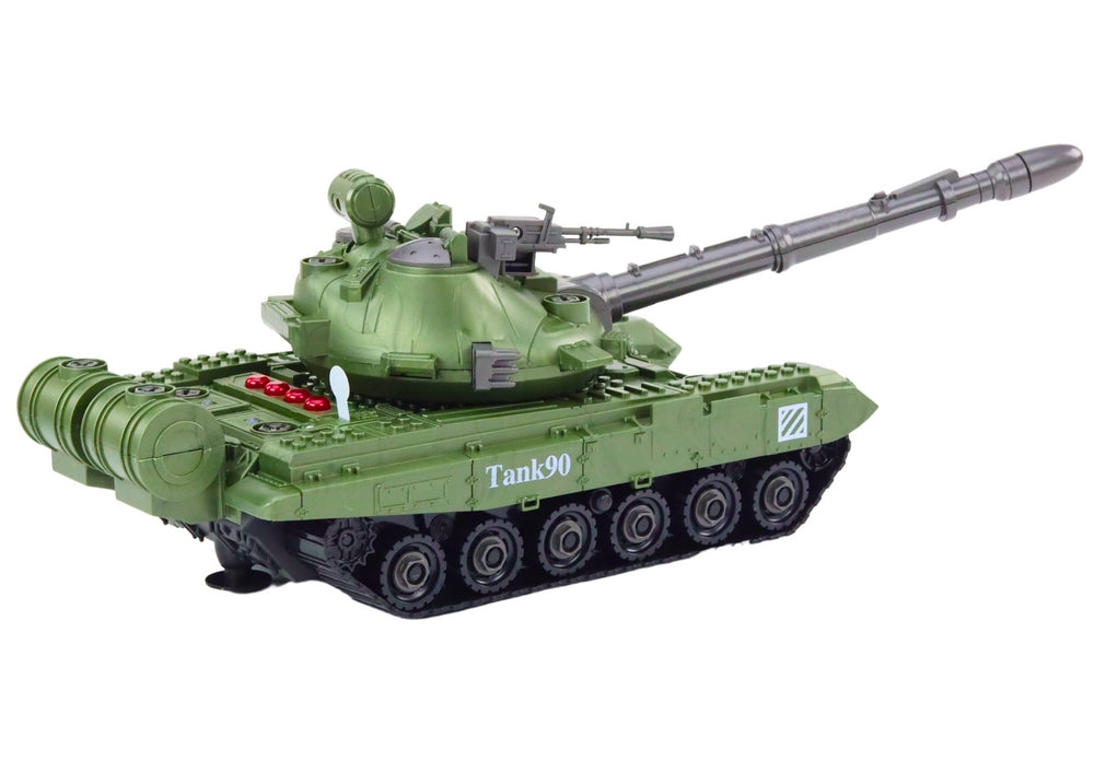 Leksakstank demonterbar 42 cm med ljus/ljud och 2 militärfordon