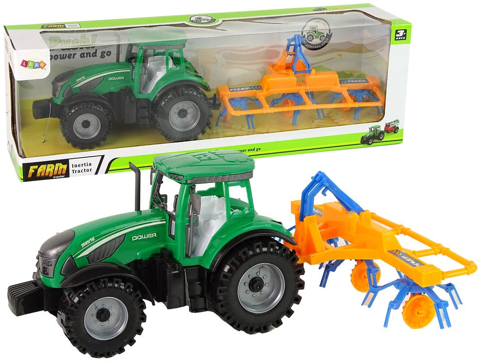 Leksakstraktor med kratta friktionsdrift 24 cm, 3+ år