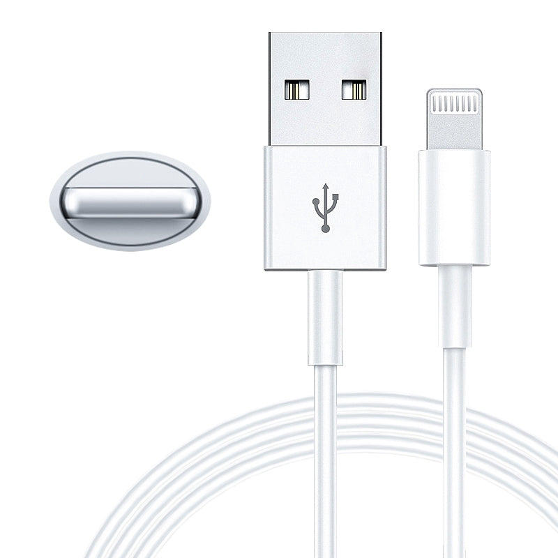 Lightning till USB-kabel 1 m vit 2-pack för iPhone/iPad, laddning & synk