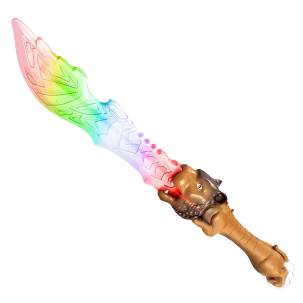 Ljussabel lejonhandtag 61 cm med LED-ljus och ljud, 3+ år