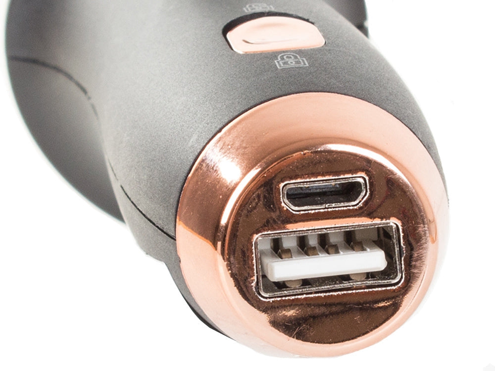 Locktång/plattång 2-i-1 USB-uppladdningsbar 4000 mAh 150–180°C
