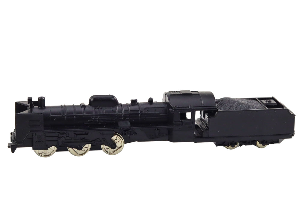 Lokomotivvagn modell i metall 1:48 svart 15 cm