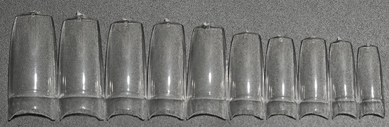 Lösnageltippar clear 500 st storlek 0-9