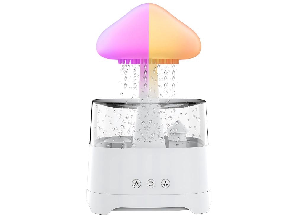 Luftfuktare aromadiffuser RGB-lampa 450 ml med fjärrkontroll USB